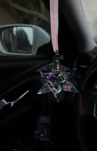 تعليقة كريستال 3D ملون الاصدار الثاني