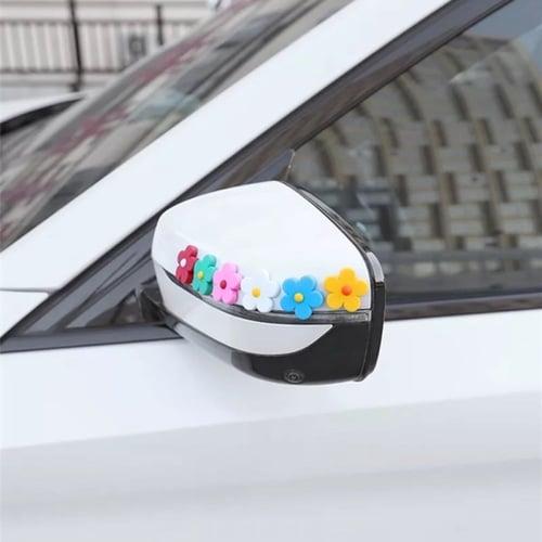 حامي باب السيارة بشكل ورد ملون