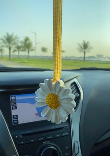 تعليقة سيراميك فواحة بشكل وردة تباع الشمس