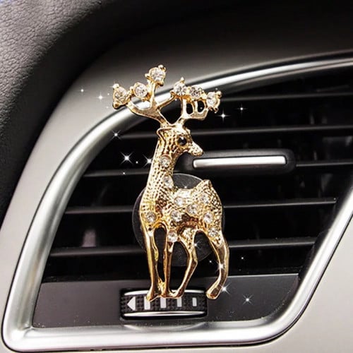 فواحة سيارة بشكل غزال ذهبي