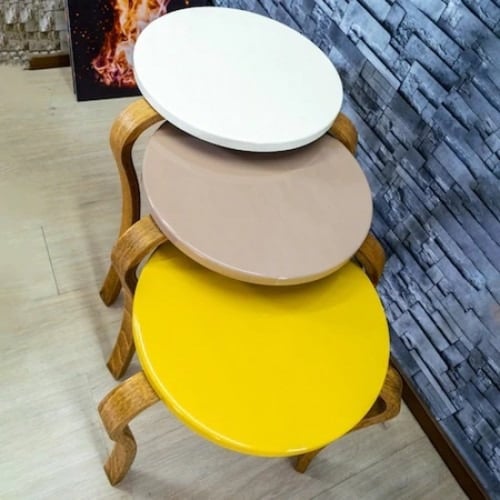 طقم مكون من 3 طاولات خدمة . موديل F-2014