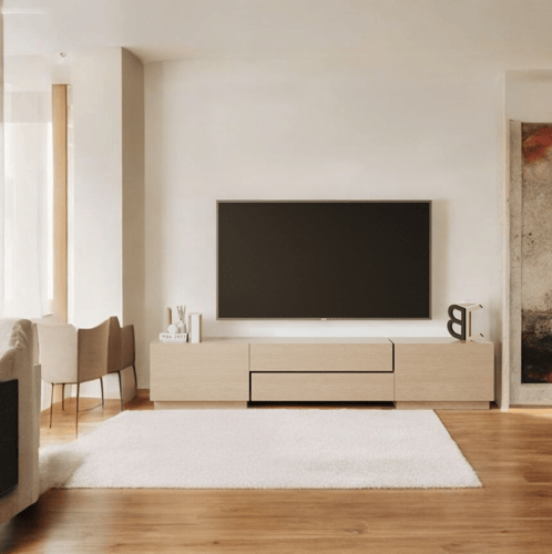 طاولة تلفاز بيج2036 مع بني2060- موديل SILVA