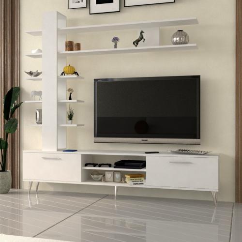 طاولة تلفزيون ابيض - موديل tv07