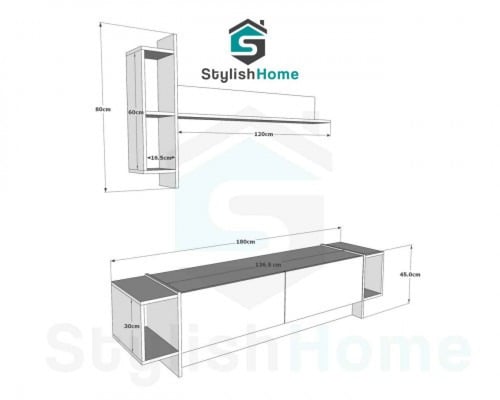 طقم طاولات اسود رخامي مع ذهبي-موديل SH60