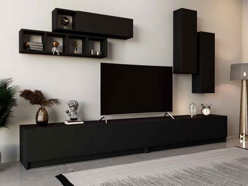 طاولة تلفزيون اسود-موديل ege2