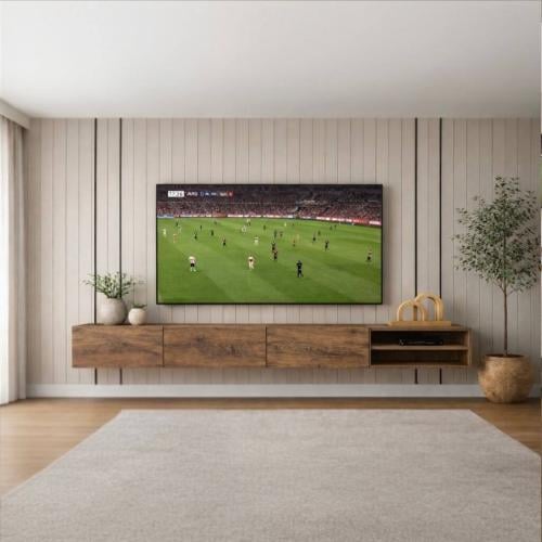 طاوله تلفزيون باللون الخشبي موديل gold1