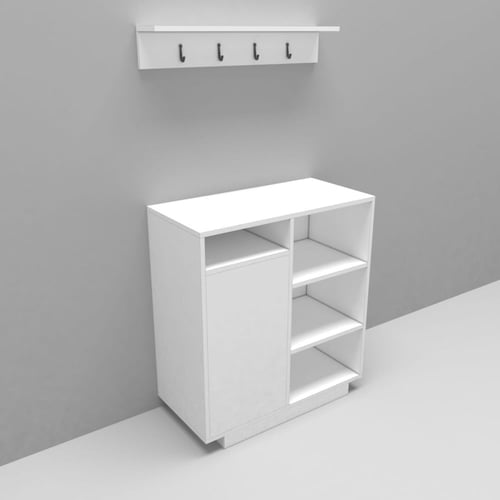 ركن قهوة لون ابيض-موديل Lusy