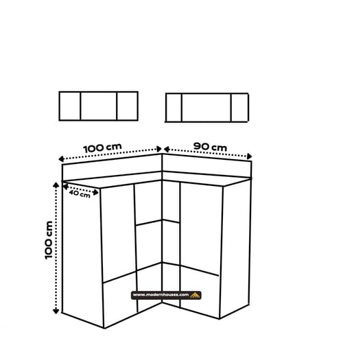 ركن قهوة بني3 و بيج - موديل RC05