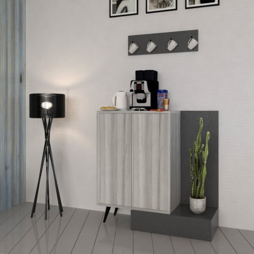 ركن قهوة رمادي غامق و فاتح-موديل Rc55