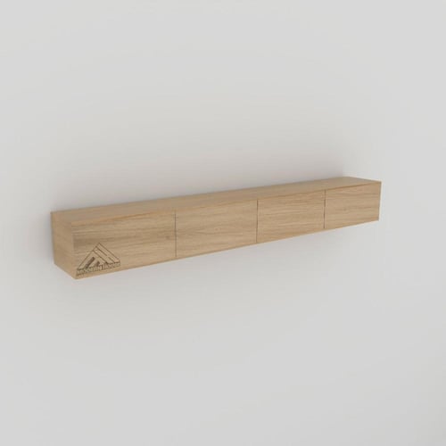 طاولة تلفاز معلقه لون بيج 2036 -موديل Lusy