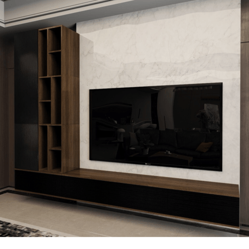 طاولة تلفاز اسود مع بني 2060 موديل Victorya