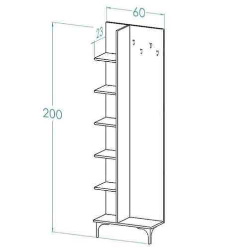 علاق عبايات اسود -موديل Ivory