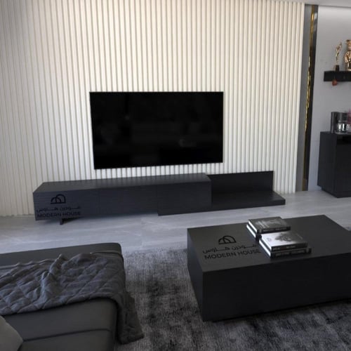 طقم طاولات اسود موديل Sozan