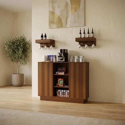 طقم طاولات بني3 كامل - موديل Sh36