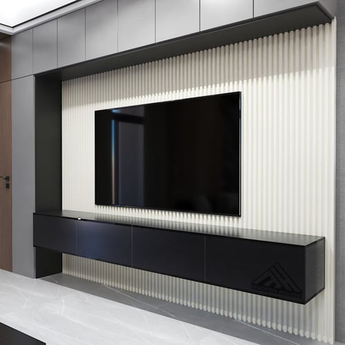 طقم طاولات لون اسود- موديل Lusy