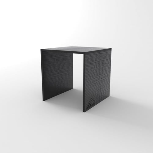 طقم طاولات جانبية لون اسود -موديل Aura