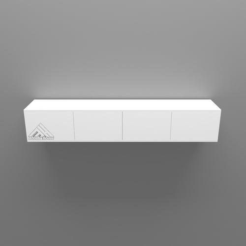 طاولة تلفاز مقاس مترين لون ابيض-موديل Lusy