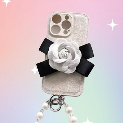 كفر وردة الكاميليا مع تعليقة اللؤلؤ