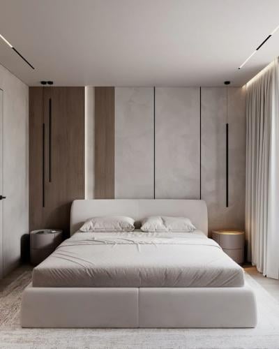 سرير نفرين مودرن بتصميم أرضي سادة – سرير زونتيك