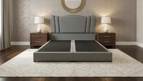 سرير بوهيمي أنيق بتصميم هادئ ومنخفض – لوتينزا