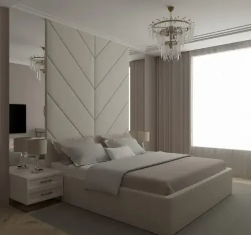 جدارية نُـويّـرا – تصميم هندسي ناعم على طراز الشيف...