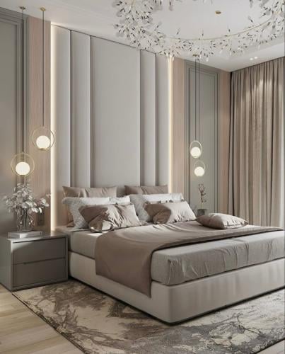 جدارية ريڤـا – أناقة و تنجيد عمودي راقٍ