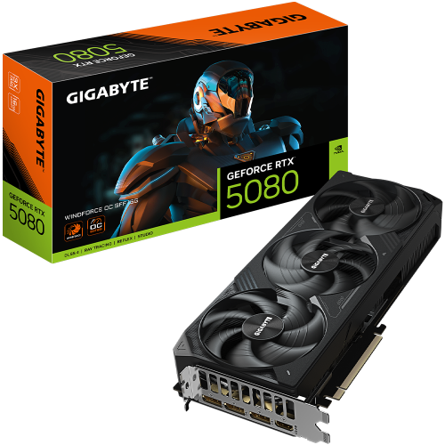 جيجابايت GeForce RTX 5080 WINDFORCE OC SFF 16G كرت...