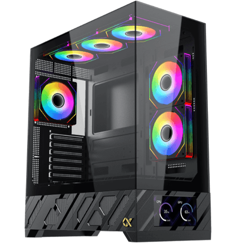 زيجماتيك Alphard Pro كيس E-ATX Mid Tower مع 6 مراو...