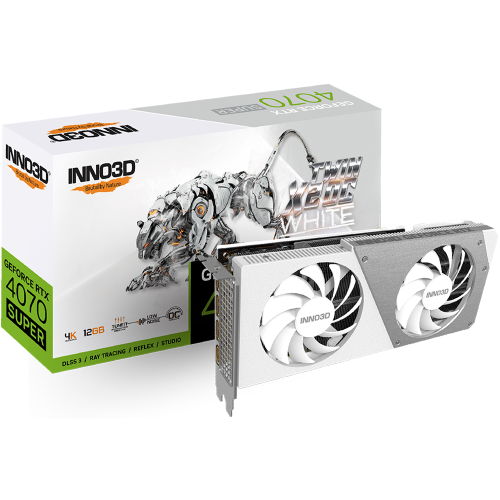 انو ثري دي GeForce RTX 4070 SUPER TWIN X2 OC WHITE...