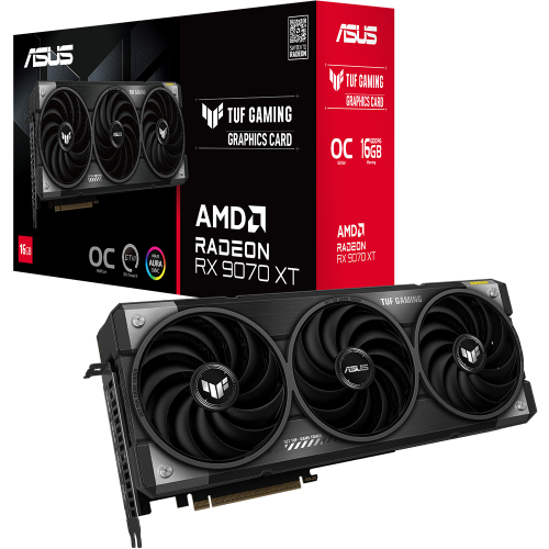 اسوس TUF Gaming Radeon RX 9070 XT 16GB GDDR6 OC Ed...