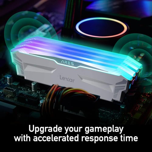 ليكسار ARES RGB 32GB (2x16GB) DDR5 6400MHz CL32 طق...