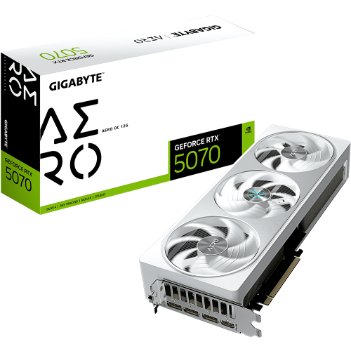 جيجابايت GeForce RTX 5070 AERO OC 12G كرت شاشة للا...
