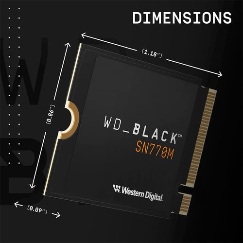 ويسترن ديجيتال WD_BLACK SN770M NVMe اس اس دي