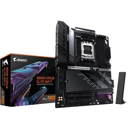 جيجابايت B850 AORUS ELITE WIFI7 لوحة الام بمقبس AM...