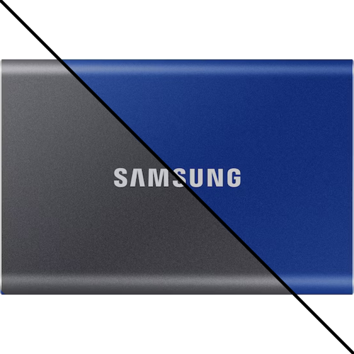 سامسونج Portable SSD T7 وحدة تخزين SSD خارجية محمو...