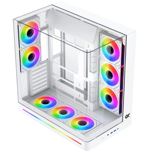 زيجماتيك Pano II كيس بي سي بحجم ATX Mid Tower مع 8...