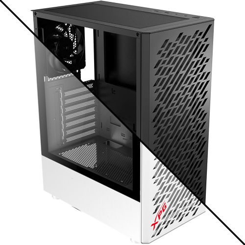 اكس بي جي VALOR AIR كيس بحجم Mid Tower مع 4 مراوح