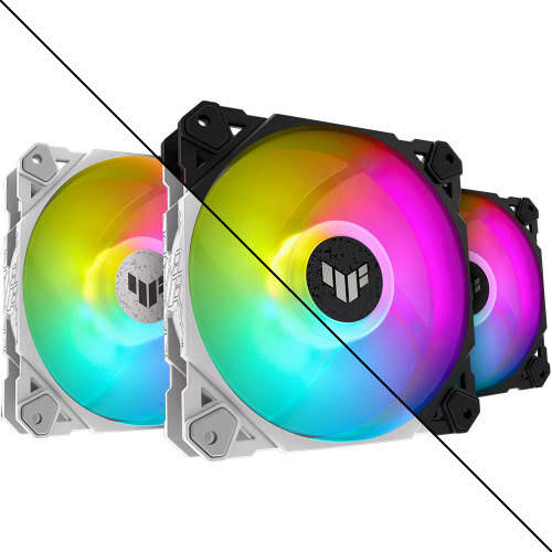 اسوس TUF Gaming TF120 ARGB Fan طقم مراوح تبريد مع...