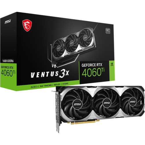 ام اس اي GeForce RTX 4060 Ti VENTUS 3X 16G OC كرت...