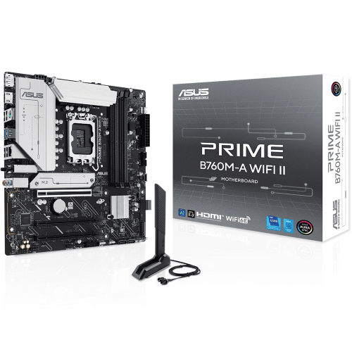اسوس PRIME B760M-A WIFI II اللوحة الام بمقبس LGA17...