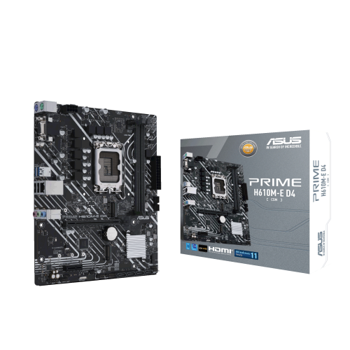 اسوس PRIME H610M-E D4-CSM لوحة الام بمقبس LGA1700...