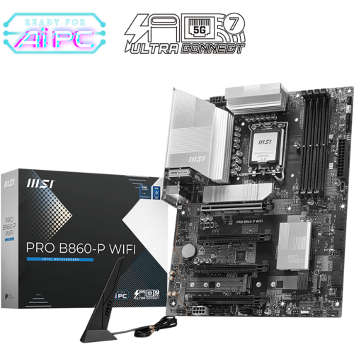 ام اس اي PRO B860-P WIFI لوحة الأم بمقبس LGA 1851...