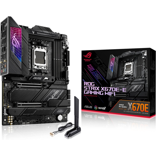 اسوس ROG STRIX X670E-E GAMING WIFI اللوحة الام بمق...