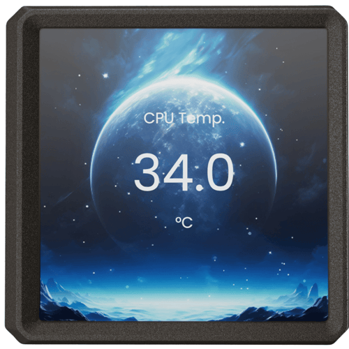 جامدياس AURA GL360 LCD مبرد مائي للمعالج 360 مم بش...