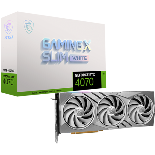ام اس اي GeForce RTX 4070 GAMING X SLIM WHITE 12G...
