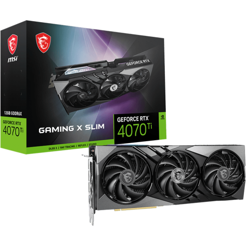 ام اس اي GeForce RTX 4070 TI GAMING X SLIM 12G كرت...
