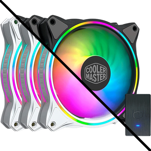 كولر ماستر MasterFan MF120 Halo 3in1 ثنائي الحلقة...