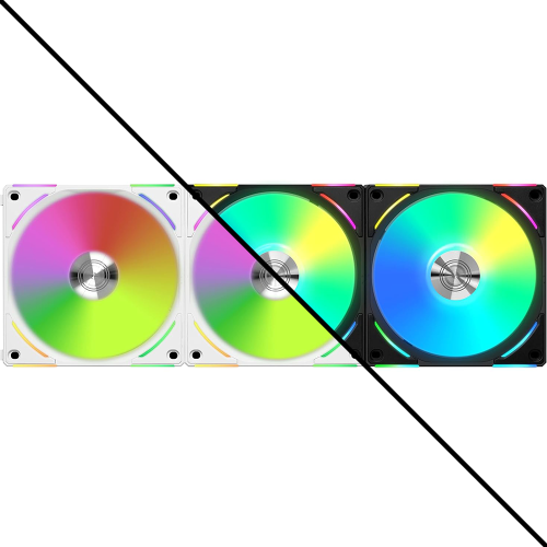 ليان لي UNI Fan AL120 V2 مجموعة 3 مراوح 120 مم مع...