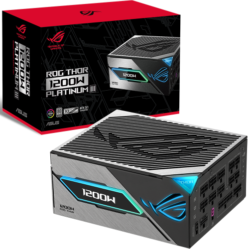 اسوس ROG Thor 1200W Platinum III مزود طاقة بكفاءة...
