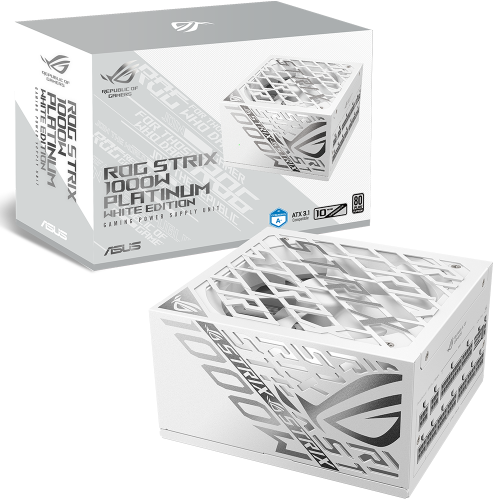 اسوس ROG STRIX 1000W Platinum White Edition مزود ط...